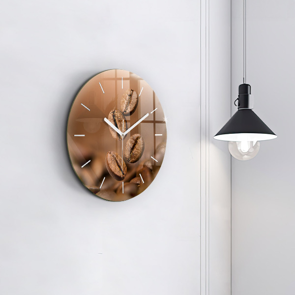 Orologio rotondo in vetro Colori astratti