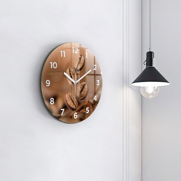Orologio rotondo in vetro Colori astratti