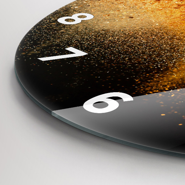 Orologio rotondo in vetro Spezie sparse