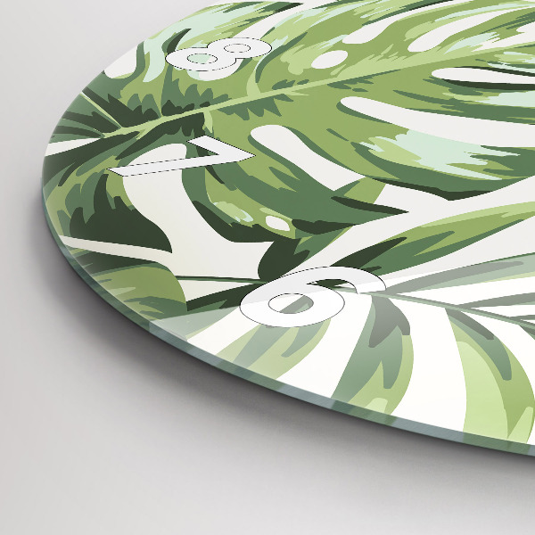 Orologio rotondo in vetro Modello tropicale