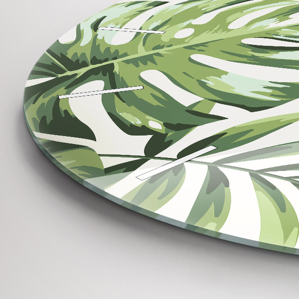 Orologio rotondo in vetro Modello tropicale