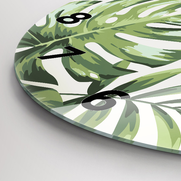 Orologio rotondo in vetro Modello tropicale