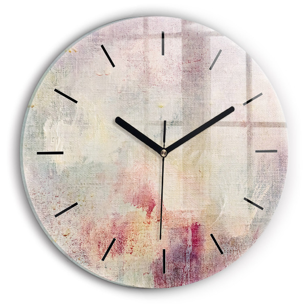 Orologio rotondo Astrazione dipinta