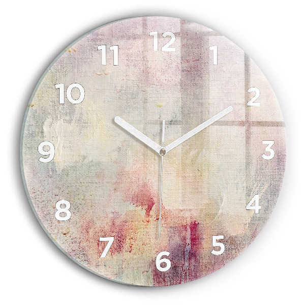 Orologio rotondo Astrazione dipinta