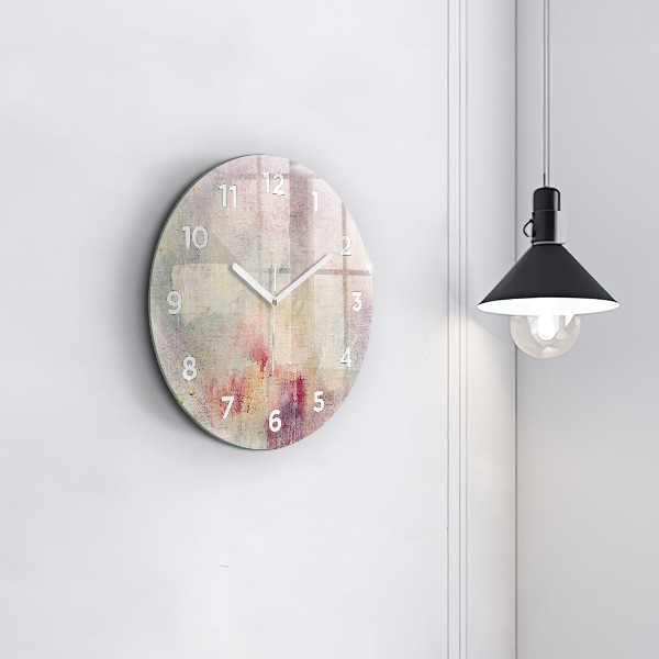 Orologio rotondo Astrazione dipinta