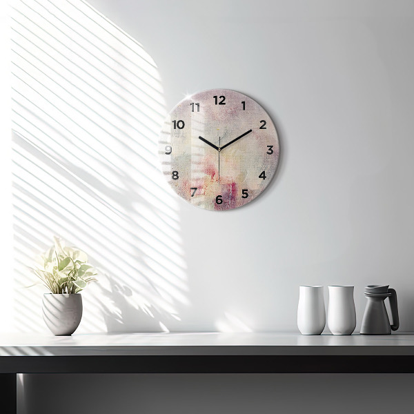 Orologio rotondo Astrazione dipinta