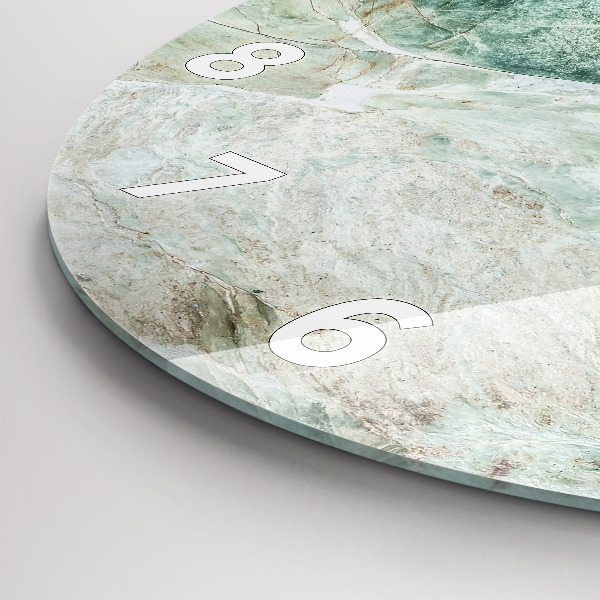 Orologio rotondo Texture di pietra di marmo