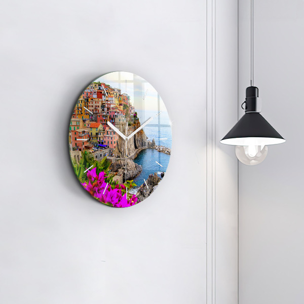 Orologio rotondo Costa delle Cinque Terre