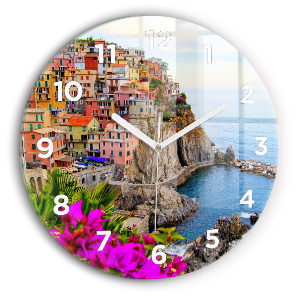 Orologio rotondo Costa delle Cinque Terre