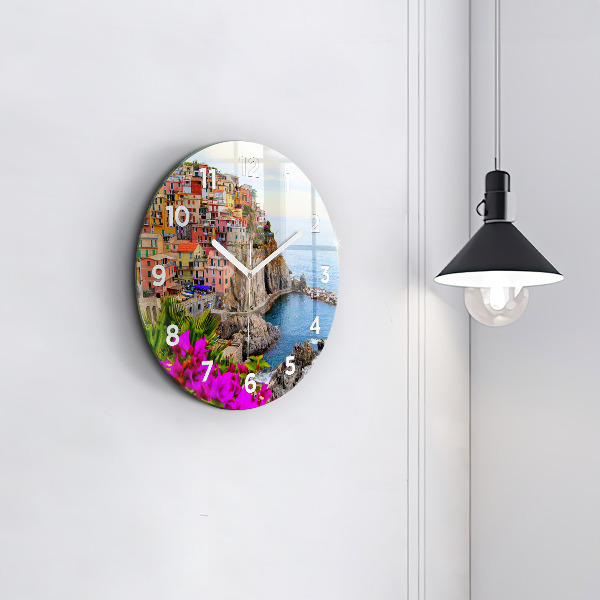 Orologio rotondo Costa delle Cinque Terre