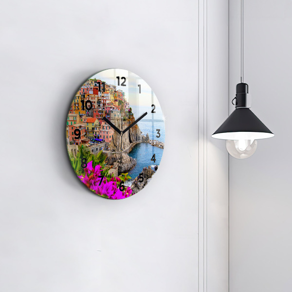 Orologio rotondo Costa delle Cinque Terre
