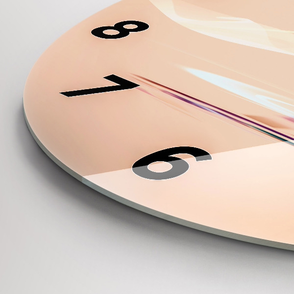 Orologio rotondo Illustrazione di fenicottero