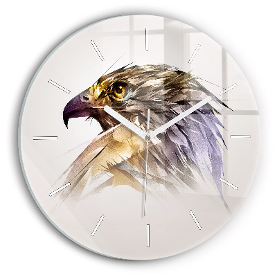 Orologio rotondo Uccello predatore