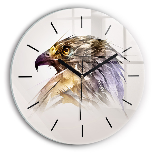 Orologio rotondo Uccello predatore