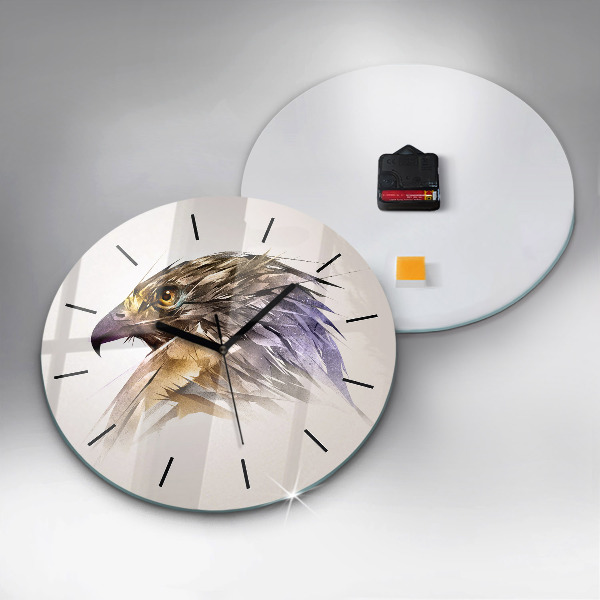 Orologio rotondo Uccello predatore