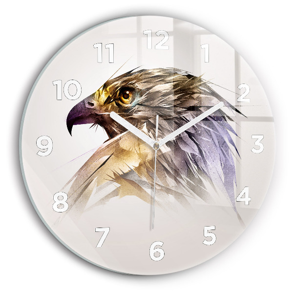 Orologio rotondo Uccello predatore