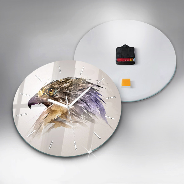 Orologio rotondo Uccello predatore