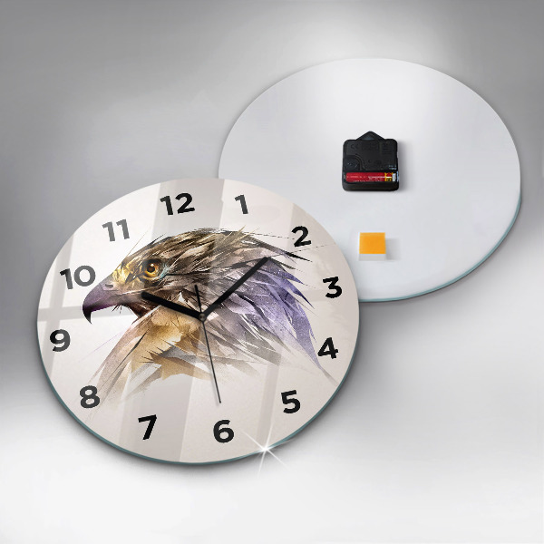 Orologio rotondo Uccello predatore