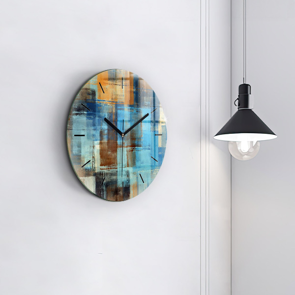 Orologio rotondo Sfondo colorato - astratto