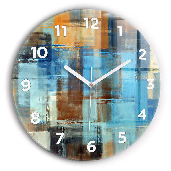 Orologio rotondo Sfondo colorato - astratto