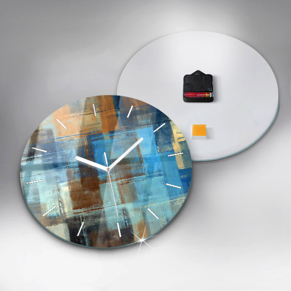 Orologio rotondo Sfondo colorato - astratto