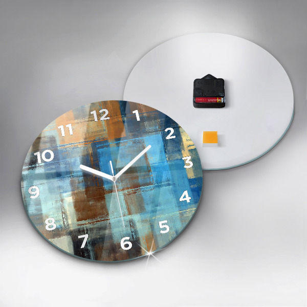 Orologio rotondo Sfondo colorato - astratto