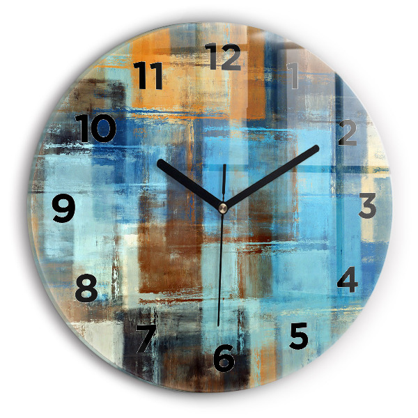 Orologio rotondo Sfondo colorato - astratto