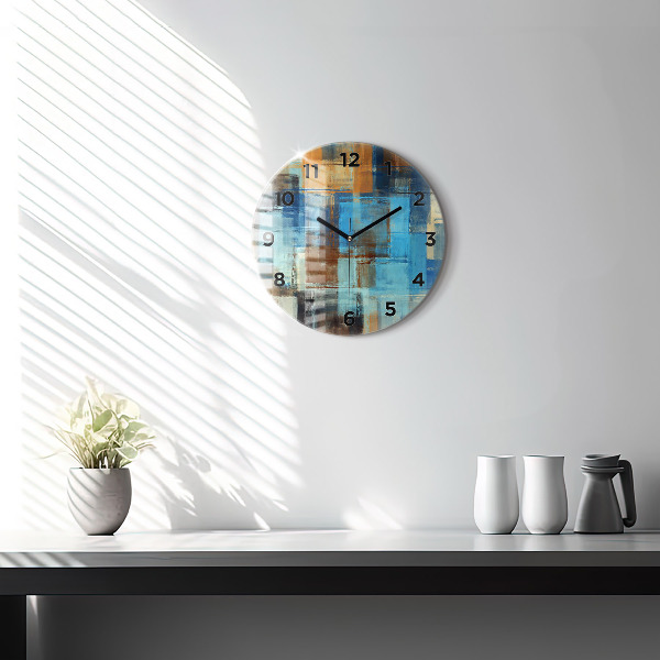 Orologio rotondo Sfondo colorato - astratto