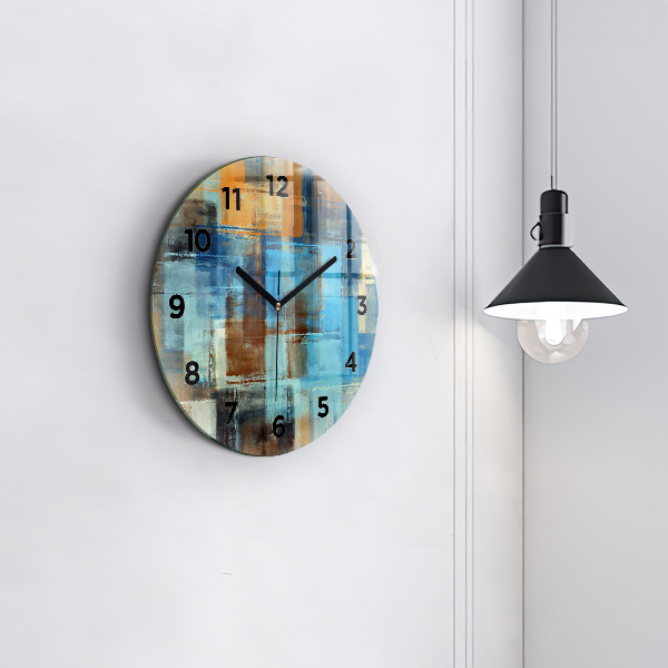 Orologio rotondo Sfondo colorato - astratto