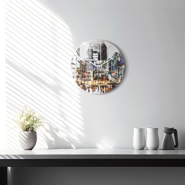 Orologio rotondo Città di New York