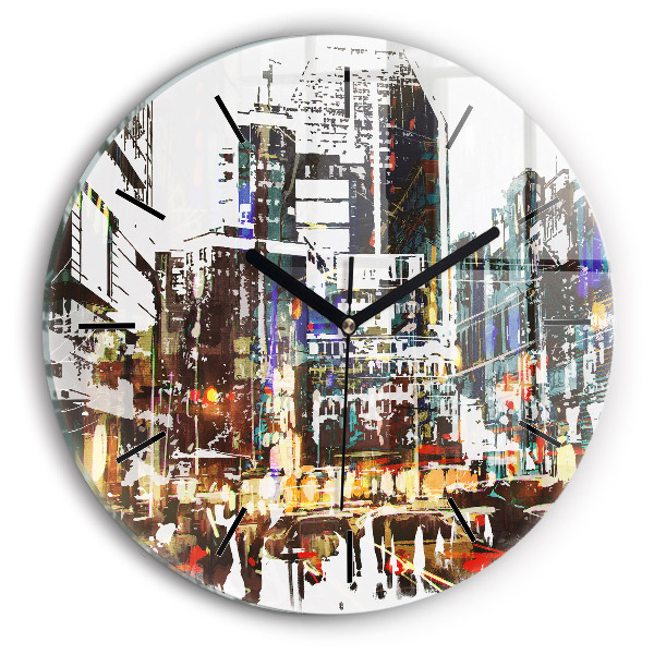 Orologio rotondo Città di New York