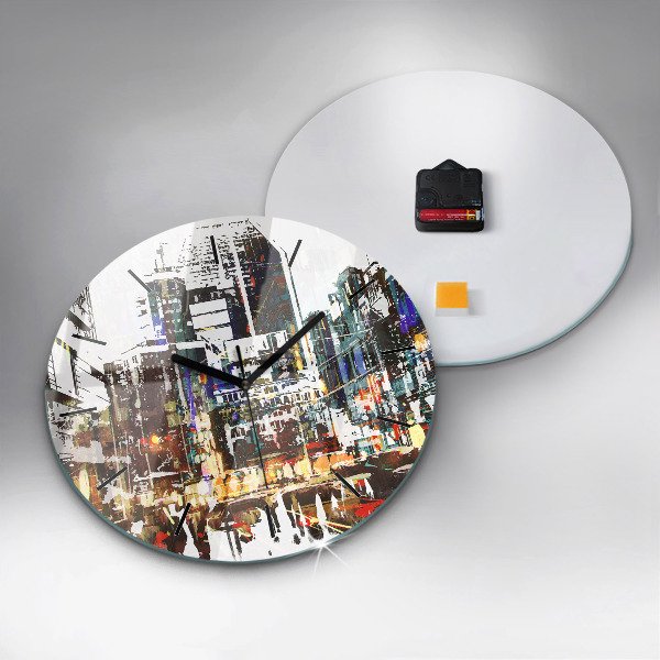 Orologio rotondo Città di New York