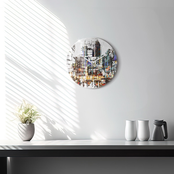 Orologio rotondo Città di New York