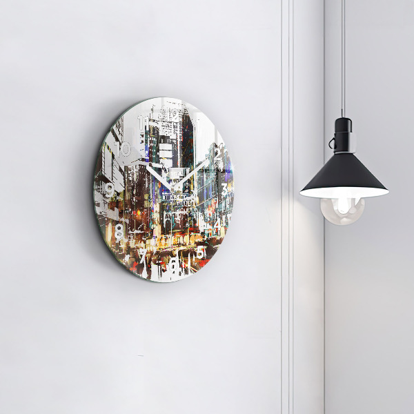 Orologio rotondo Città di New York