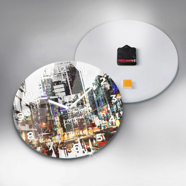 Orologio rotondo Città di New York