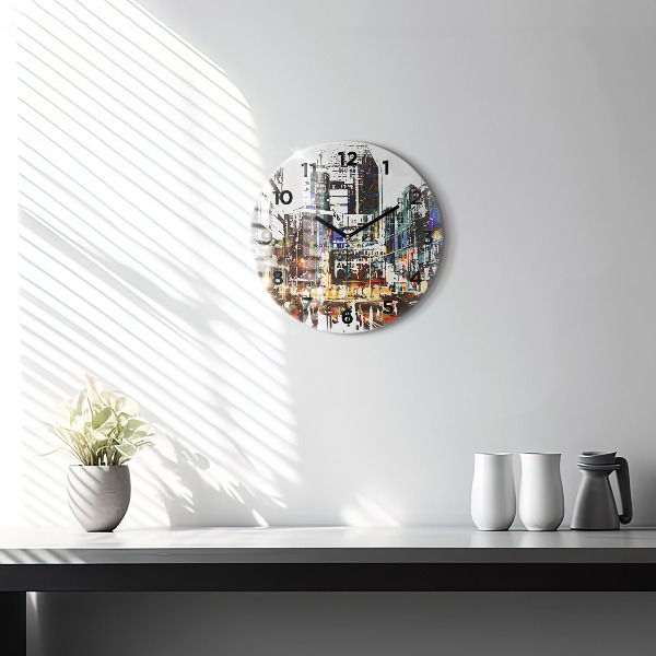 Orologio rotondo Città di New York