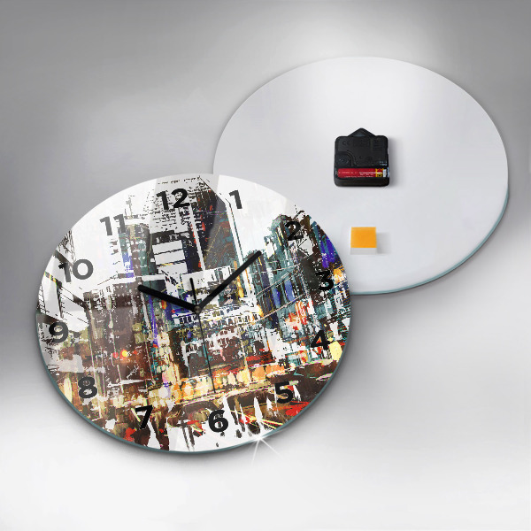 Orologio rotondo Città di New York