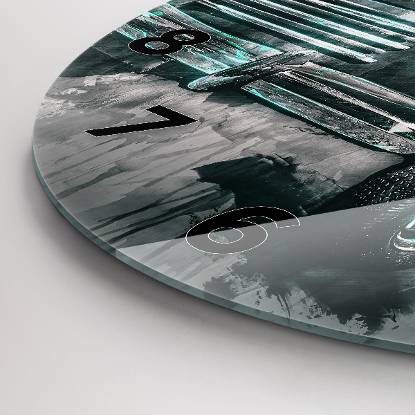 Orologio rotondo Auto della vecchia scuola