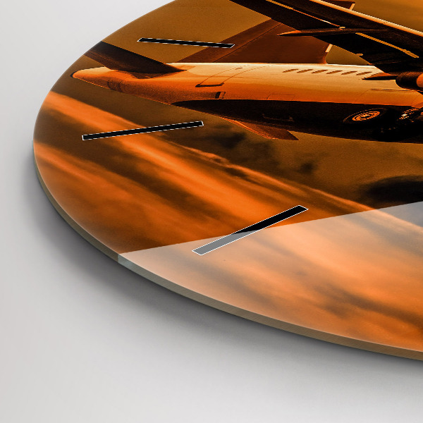 Orologio rotondo Viaggiare in aereo