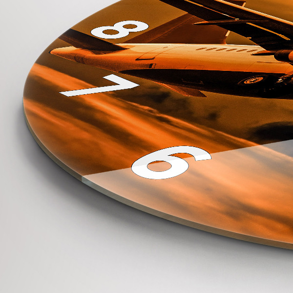 Orologio rotondo Viaggiare in aereo