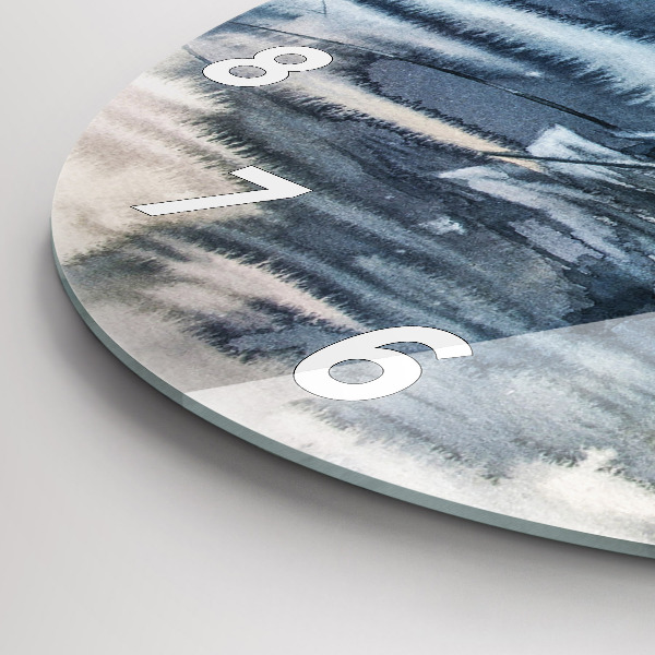 Orologio rotondo Lago invernale Łódka