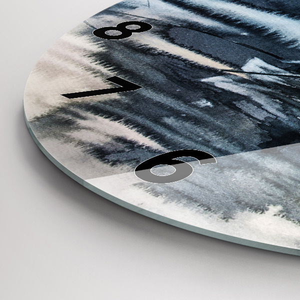 Orologio rotondo Lago invernale Łódka