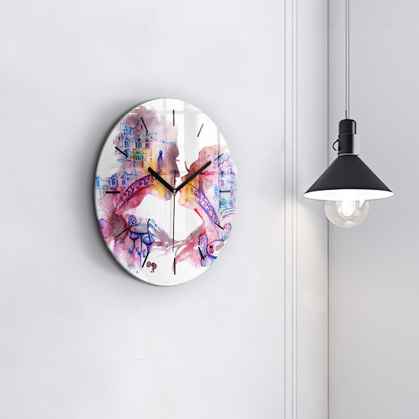 Orologio rotondo Due corpi un'anima