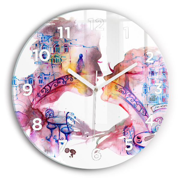 Orologio rotondo Due corpi un'anima
