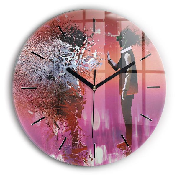 Orologio rotondo Cyberspazio