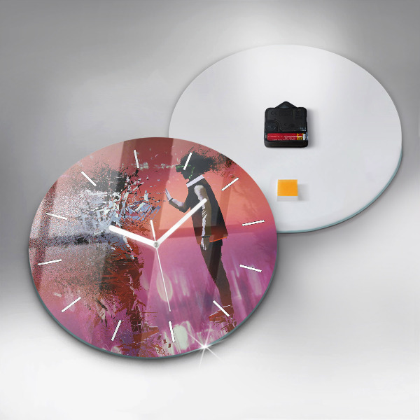 Orologio rotondo Cyberspazio
