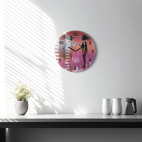 Orologio rotondo Cyberspazio