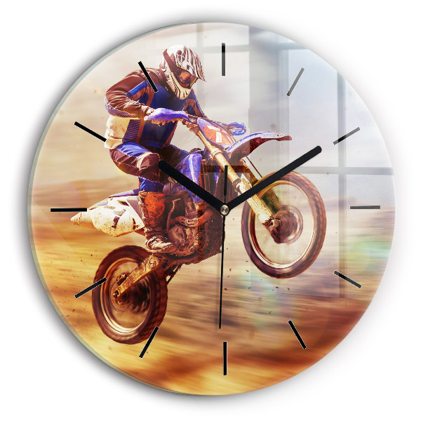 Orologio rotondo Motocross Enduro