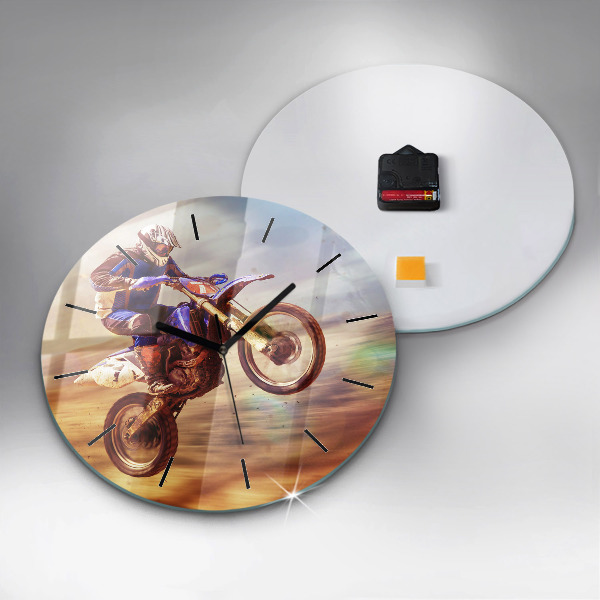 Orologio rotondo Motocross Enduro