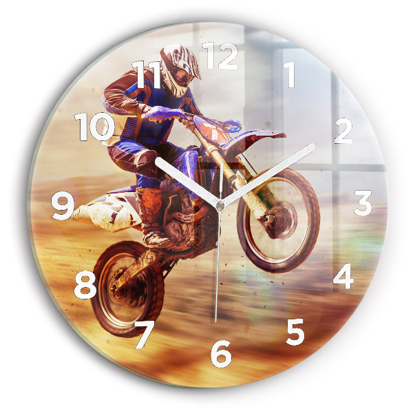 Orologio rotondo Motocross Enduro